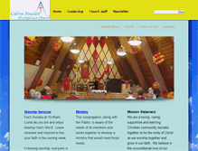 Tablet Screenshot of calvinsinclair.org